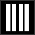 thumbnail image 4 of Sticker Connection | Fender Stripes Hash Marks | Vinyl Decal Universal for Car Truck Sticker Racing Stripe | 7"x20" (White), 4 of 4