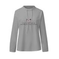 thumbnail image 2 of Aayomet Hoodies For Women Graphic Design Womens Casual Hoodies Long Sleeve Lightweight Pullover Tops Loose Sweatshirt with Pocket,Gray M, 2 of 4