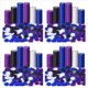 thumbnail image 1 of 1600 Piezas Fichas de PóQuer de PláStico Fichas de Juego 4 Colores Tarjeta de Contador para Jugar, Contar Fichas de Juego de Bingo, 2, 1 of 7