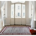thumbnail image 3 of Gloria - Washable Area Rug Low Profile Bordered Washable Runners Anti Slip Backing Rugs for Living Room Light Weight Foldable Carpet, 3 of 9