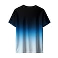 thumbnail image 6 of ZUKMRJPC Mens Workout Tops Short Sleeve Crewneck Fashion Gradient Color Summer Tops Casual Lightweight Gym Athletic T Shirts Unisex, 6 of 7