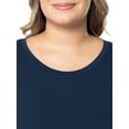 thumbnail image 4 of Fruit of The Loom Women's Boyfriend Top & Jogger Pajama Sleep Set, Sizes S-4X, 4 of 10