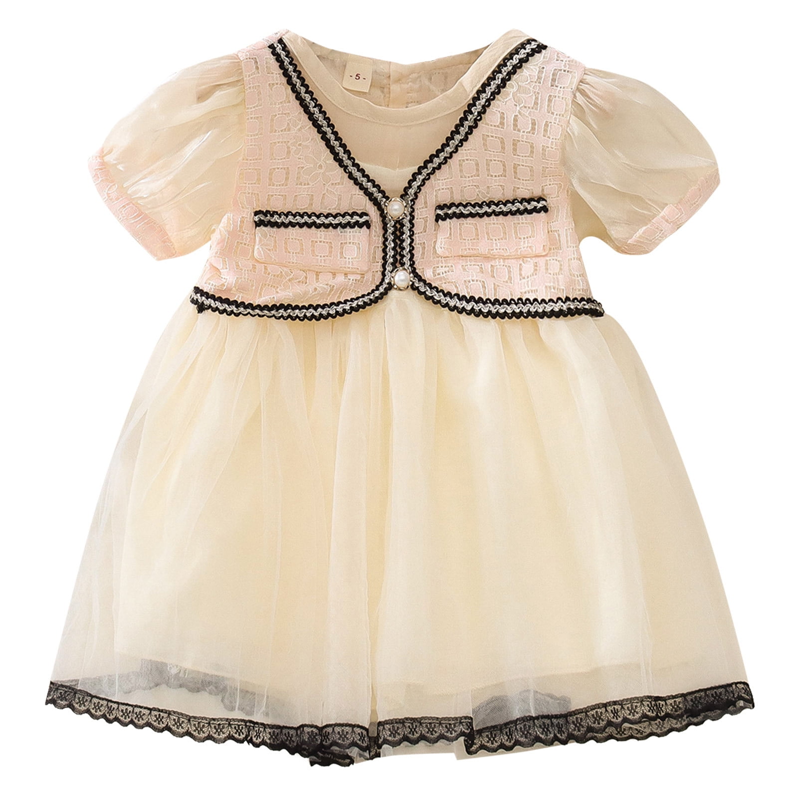 Pimfylm Beach Dresses For Women Baby Girl Dresses Ruffle Lace Pageant ...