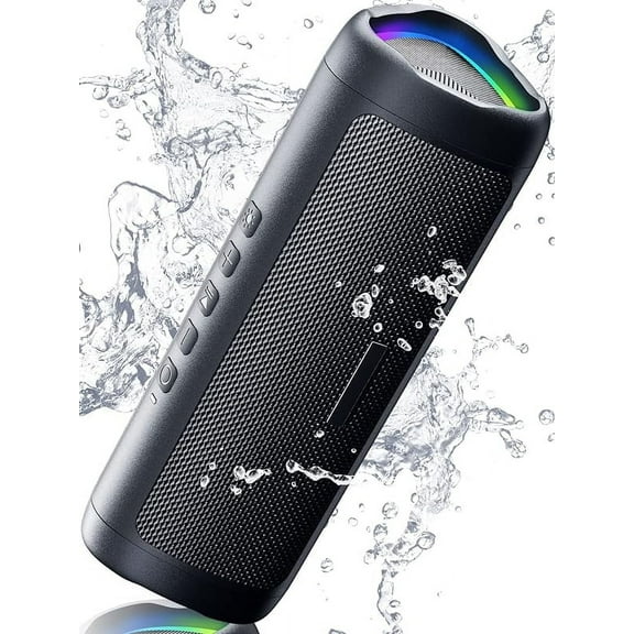 Bluetooth Speaker with HD Sound, Portable Wireless, IPX5 Waterproof, up to 24 Hours Playing Time, TWS Pairing, Bt5.3, Suitable for Home/Party/Outdoor/Beach, Electronic Gadgets, Birthday Gifts