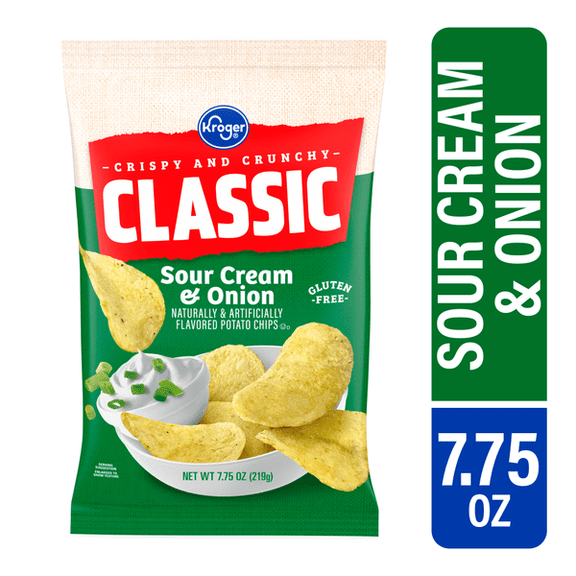 Kr Sour Cream & Onion Potato Chips 7.75 oz