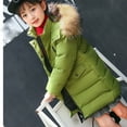 thumbnail image 6 of Kids Girl Boy Thermal Thick Hooded Basic Long Parkas Jacket Hoodies Outfits for Kid Collared Neck Fall Winter Parkas 2025 Clothing Fashion Y2K, 6 of 9