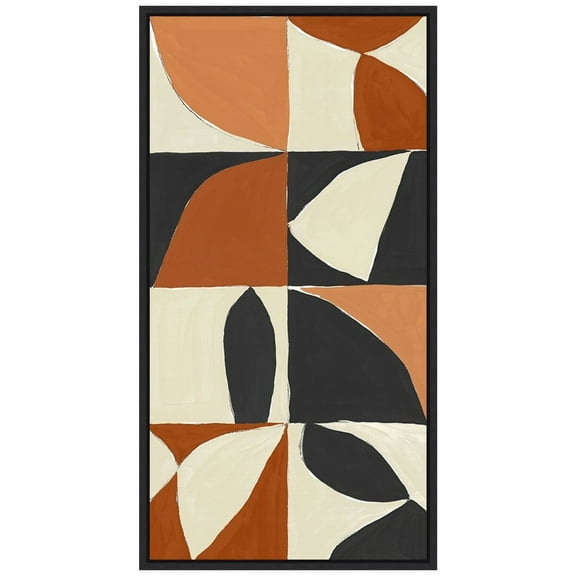 Amanti Art Mayan Pattern I Framed Canvas Wall Art Print