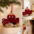 thumbnail image 4 of Christmas Hanging Ornaments with Pre-Strung Ribbons, Reusable Assorted 3D Designs for Christmas Tree, Indoor Holiday Decor and Gift Giving, 4 of 7
