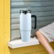 thumbnail image 5 of Termo Botella de agua JShteea 30 oz Blanco Libre de BPA, 5 of 8
