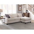 thumbnail image 2 of Mcloughlin Upholstered Sloped Arm Sectional Sofa Platinum, 2 of 14