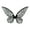 Black, variant on Gupgi Fairy Wings for Kid Girls Butterfly Wings Glitter Holographic Wings Birthday Cosplay Party Props