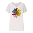 thumbnail image 3 of Birdeem T-Shirts à Col en V pour Femmes Mode Confortable Blouses Féminines Hauts, 3 of 6
