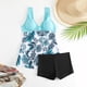thumbnail image 5 of Traje de baño para mujer Traje de baño dividido con estampado grande para mujer Falda de bikini Traje de baño dividido Trajes de baño para mujer, 5 of 6