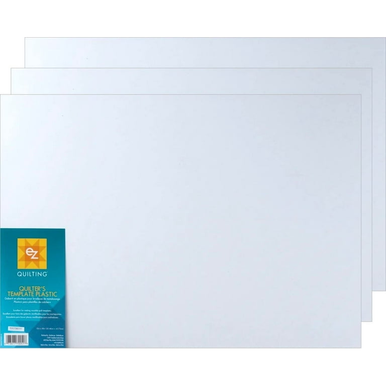 Blank Plastic Template Sheet 12in x 18in