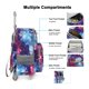 thumbnail image 4 of Mochila con ruedas Tilami Galaxy de 18 pulgadas con bolsa de almuerzo para niños, 4 of 8