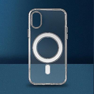 iPhone 15 Series Luxury Clear Case With Side Silicone Edge Magsafe