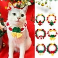 thumbnail image 2 of Adorable Pet Scarf - Cartoon Design, Super Soft, Wear Resistant, Easy-wearing, Decorative, Polyester Fiber, Lovely Kitty Xmas Collar - Winter Pet Scarf - Pet Supplies, 2 of 8