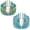 2PCS Mandala-1, variant on FLOPESN Mandala Diamond Art Candlestick, Acrylic Desktop Home Decor with Lotus Design, Single-Sided DIY Craft Kit