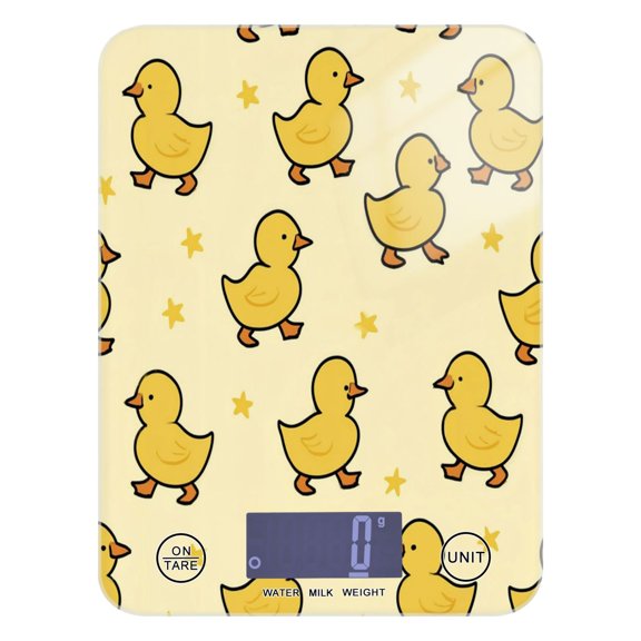 Kitchen Scale Digital Food Scale 5000g Max Capacity Battery Operated (Batteries Not Included) Little Yellow Duck