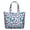 Colorful, variant on Cartoon Frog Travel Duffel, Green Frog and Flower Pattern Weekender Tote Bag, Cute Nature Print Multipurpose Lightweight Carry-on for Travel