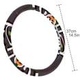 thumbnail image 4 of Halloween Font 14.5 Inch Printing PVC Leather Car Wheel Cover Steering Wheel Cover Auto Accessories, 4 of 6