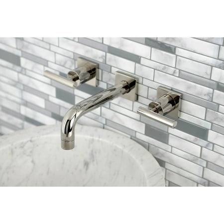 Elements of Design Centerset Bathroom Faucet with Double Knob Handles