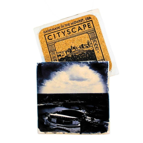 Cityscape Tiles Paul Brown Stadium. - One Coaster 4.25 Inch, Ceramic - Home Of The Bengals Paulbrownstad