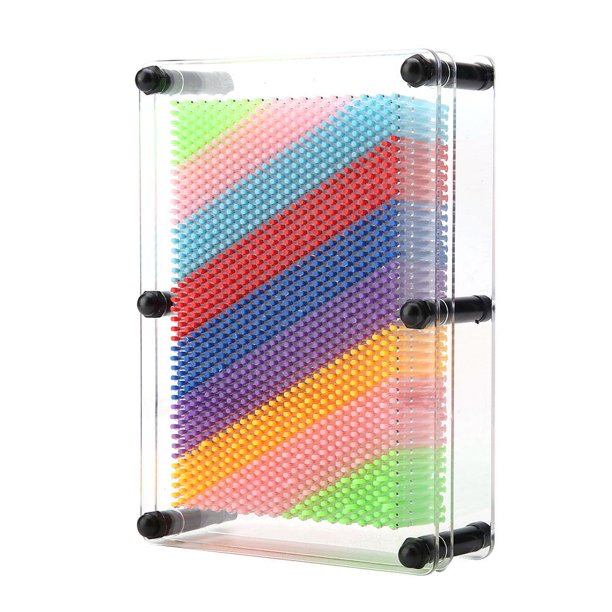 Tebru Pin Art, 3D Pin Art Board Novel Pin Art Toy for Kids and Adult