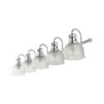 thumbnail image 4 of JONATHAN Y Virginia 42.75" 5-Light Metal/Glass LED Vanity Light, Chrome, 4 of 10