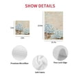 thumbnail image 7 of Blue Hydrangea Kitchen Dish Towels for Drying Dishes Set of 2, Flowers Leaves Butterfly Retro Khaki Waffle Weave Microfiber Hand Tea Bathroom Towels Quick Dry & Absorbent Towel 15.7x23.6, 7 of 7