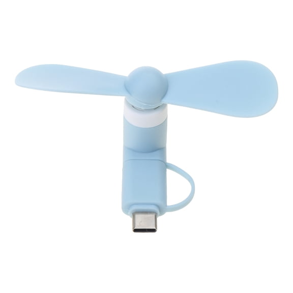 Cute USB Fan Cooler Type C Removable Gadgets Low Power for Powerbank PC Laptop