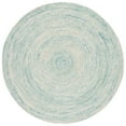 thumbnail image 6 of SAFAVIEH Ikat Hannan Geometric Circles Wool Area Rug, Ivory/Blue, 2' x 3', 6 of 9