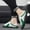Green, variant on Daolelai Thin Men's Shoes Summer Mesh Breathable Hole Sandals Men's Lazy One-Step Slip-On No Heel Closed Toe Casual Shoes