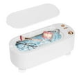 thumbnail image 2 of Yooshoverk Cleaning Machine, White, Ultrasonic, Portable Jewelry Cleaner, Mini Size, Home Glasses Cleaning, 2 of 8