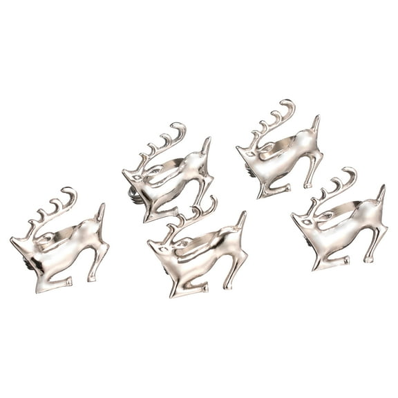 DII Silver Stag Napkin Ring (Set of 6)