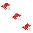 thumbnail image 1 of ZLight RC Car Metal Gear Box Base Mount Holder 1/24 Model Upgrade Spare Part Screws Set Modified Replacement for Axial SCX24 AXI00001 Red 3Set, 1 of 6