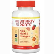 SmartyPants Kids Multi & Omega 3 Fish Oil Gummy Vitamins with D3, C & B12 - 120 ct