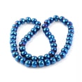 thumbnail image 6 of U8MO 20 Strds Mixed Color Electroplate Glass Beads Round Loose Bead Beading Craft 6mm, 6 of 7