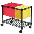 thumbnail image 1 of Safco Wire Mobile File Cart Organizer for Letter or Legal Folders, Black, 1 of 2