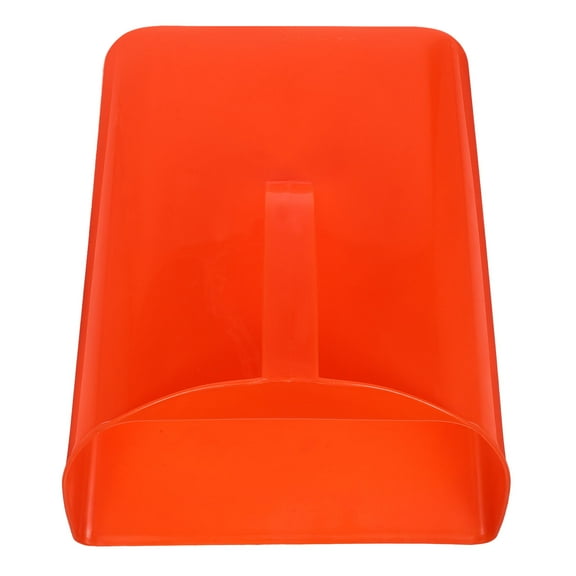 LOLIPPYY Portable Red Dust Pan with Extra Wide Collector for Fast and Easy Kitchen Cleaning and Household Use