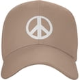 thumbnail image 2 of Peace and Love Baseball Cap for Men Women Adjustable Closure Golf Dad Hat, 2 of 8