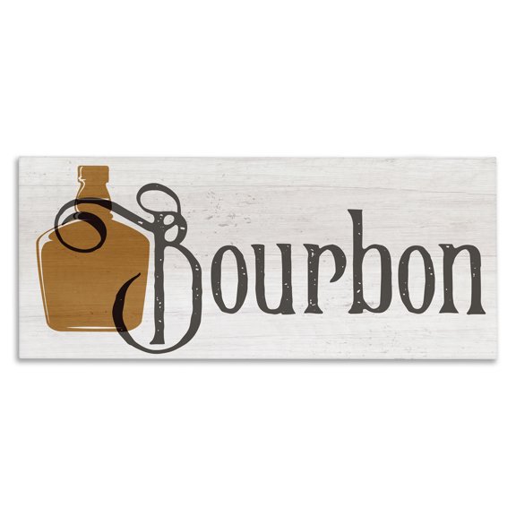 Stupell Industries Rustic Lodge Vintage Bourbon Jug Canvas Art, 48 x 20, by Lil' Rue
