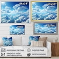 thumbnail image 5 of Designart "Sky's Serenity Calm Embrace I" Oversized Landscapes Framed Wall Art - Traditional White Sky Living Room Framed Canvas Art, 5 of 7