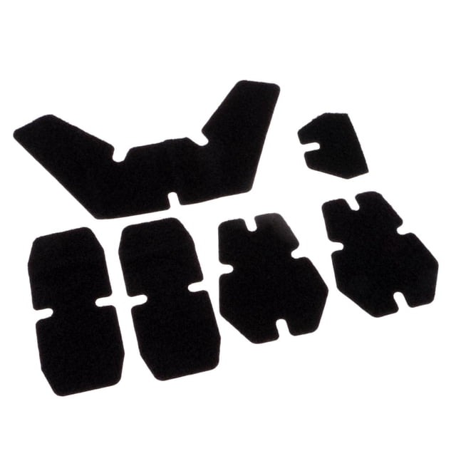 Juego de 5x Etiqueta Engomada Aseguración de Casco Baoblaze Accesorios de Deportes Acuáticos Aire Libre Acampada Negro