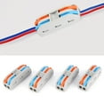thumbnail image 1 of Borne 50Pcs Connecteur de Câblage Conducteur Fil Coloré Compact Fournit 11-28AWG Pct-2-2-2, 1 of 8
