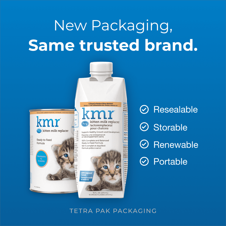 PetAg, Pet-Ag KMR Kitten Milk Replacer Liquid, 16 oz - Walmart.com