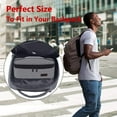 thumbnail image 6 of Gloppie Small Lunch Bag Mini Lunch Box Insulated Lunch Bag for Men Women Petty Lunch Box Adult Portable Lunch Pail Thermal Lunch Containers Reusable Snack Bags Loncheras Para Hombres Grey, 6 of 9
