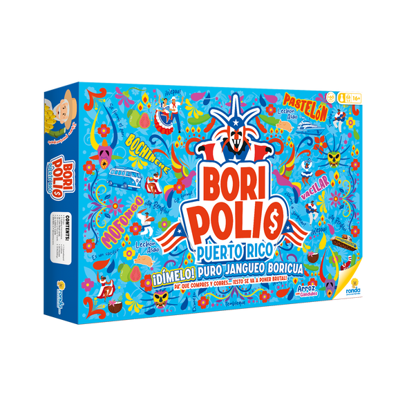 Boripolio a board game to discover Puerto Rico
