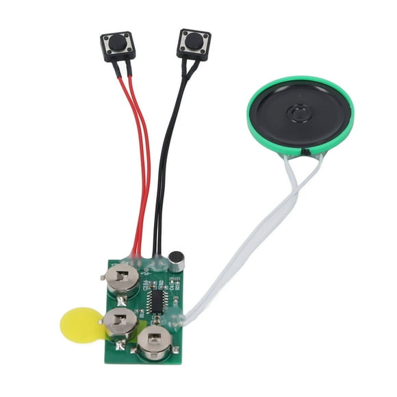 Recordable Voice Module, 4 Minutes Recording Loop Playback Voice Greeting Card Module for Crafts