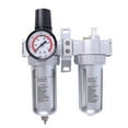 thumbnail image 4 of unbranded SFC400 Air Compressor Regulator Oil Water Separator Trap Filter Regulator Automatic Drain (Silver), 4 of 8